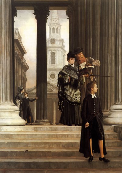 London besökare av James Jacques Joseph Tissot