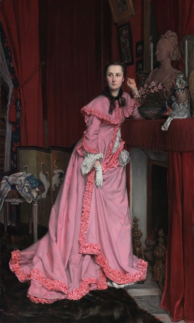 Porträtt av markisinnan de Miramon, född Thérèse Feuillant av James Tissot