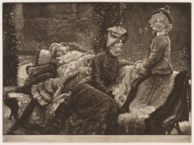 Trädgårdsbänken av James Tissot