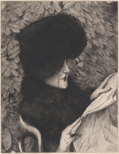 Tidningen, 1883. av James Tissot