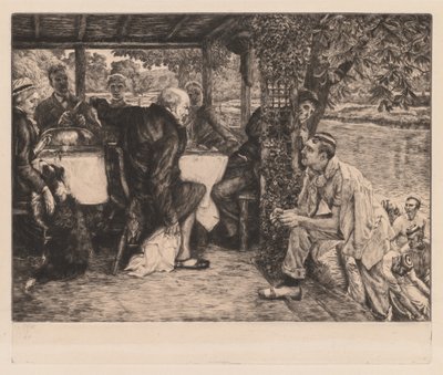 Den förlorade sonen: Den feta kalven av James Tissot