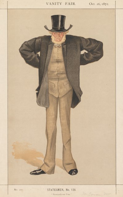 Vanity Fair: Statesman, nr 128 "Newcastle-on-Tyne" av James Tissot