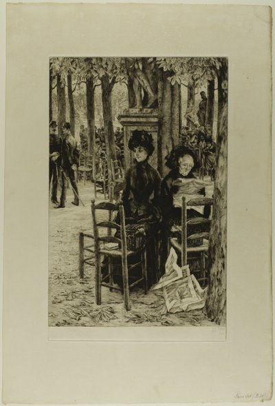 Utan hemgift av James Tissot