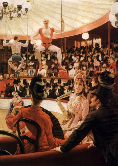 Kvinnor i Paris: Cirkusälskaren av James Tissot