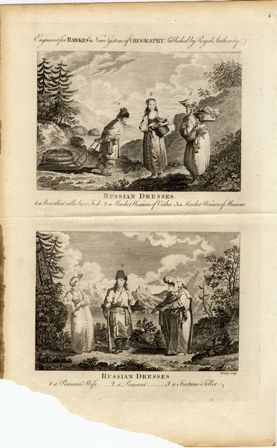 Ryska klänningar, ca 1775 av James Tookey