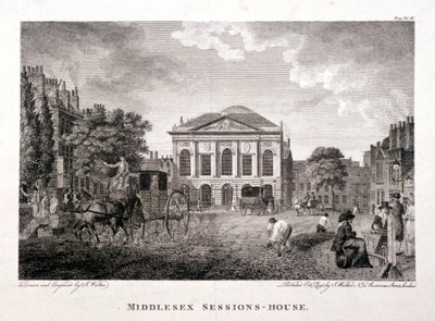 Clerkenwell Green, Finsbury, London, 1796 av James Walker