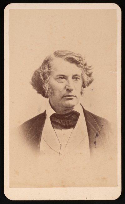 Porträtt av Charles Sumner 1811-1874, före 1874. av James Wallace Black