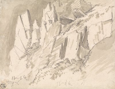 En kuperad bergssluttning av James Ward