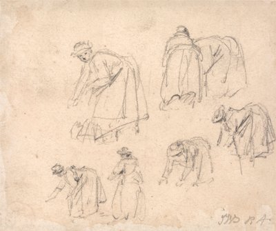 Figurstudier: Kvinnor som arbetar av James Ward