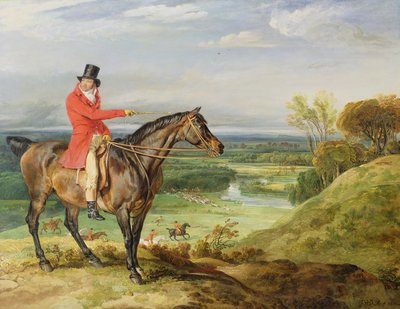 John Levett jagar i parken vid Wychnor, Staffordshire av James Ward
