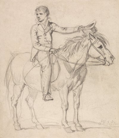Lord Stanhope (senare earl av Chesterfield) som pojke, ridande på en ponny av James Ward