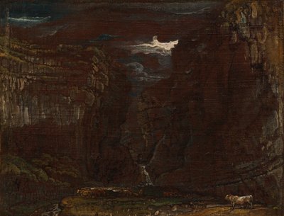 Skiss för "Gordale Scar" av James Ward