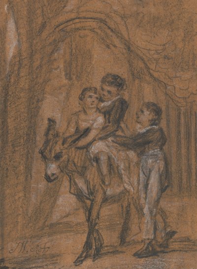 Studie till oljemålningen "Theophilus Levitt, Esquire