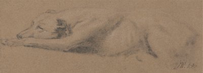 Studie av en sovande hund av James Ward