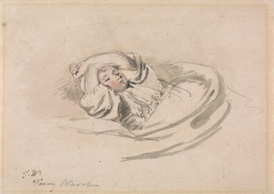 Konstnärens son, Henry, sover av James Ward