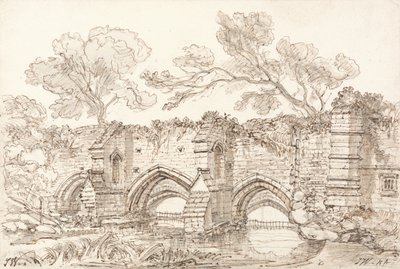 Den gamla dubbelbron, Bury St. Edmunds av James Ward