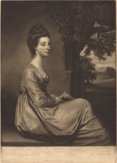Jemima grevinna Cornwallis av James Watson after Sir Joshua Reynolds