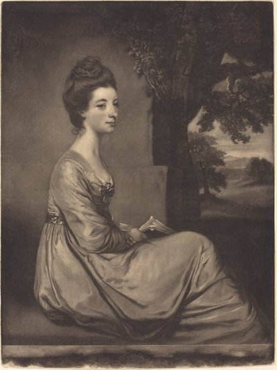 Jemima grevinna Cornwallis av James Watson after Sir Joshua Reynolds