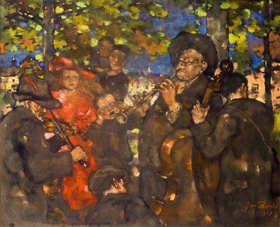 The Musicians (eller The Minstrels) av James Watterston Herald