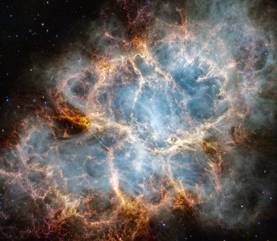 Krabbnebulosan (NIRCam och MIRI Image) av James Webb Space Telescope (NASA)