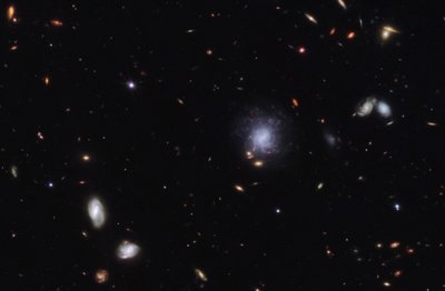 Kilonova och Host Galaxy av James Webb Space Telescope (NASA)