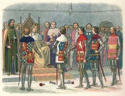 Arundel, Gloucester, Nottingham, Derby och Warwick, före kungen, 1387 1864 av James William Edmund Doyle