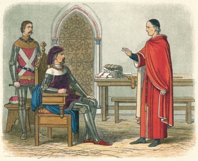 Gascoigne vägrar att döma en prelat eller kamrat, 1405 1864 av James William Edmund Doyle