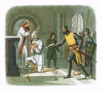 Hubert hämtad från helgedomen i Boisars av James William Edmund Doyle