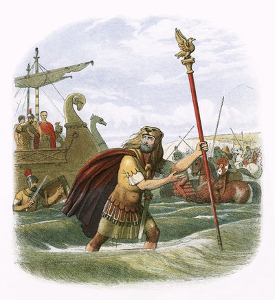 Julius Caesars invasionsförsök 55 f.Kr av James William Edmund Doyle