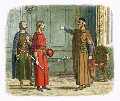 Kung Edvard I hotar lord marshal av James William Edmund Doyle