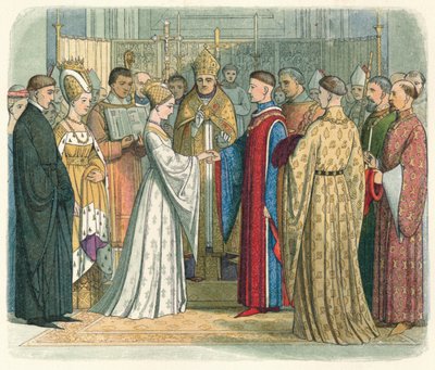 Äktenskap av Henry V. och Katherine av Frankrike, 1420 1864 av James William Edmund Doyle
