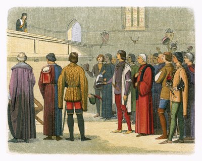 Richard bjöd in att anta kronan av James William Edmund Doyle