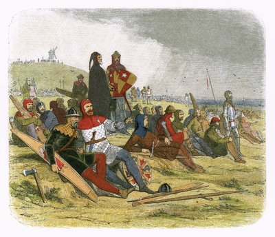 Engelsmännen väntar på fransmännen vid Crecy av James William Edmund Doyle