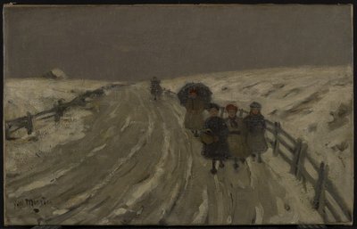 Hemkomst från skolan, ca 1901 av James Wilson Morrice