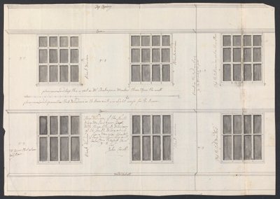 Cobham Hall, Kent: Design för Windows av James Wyatt