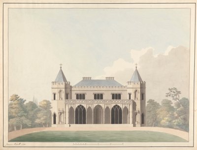 Design för Little Frogmore: Elevation av James Wyatt