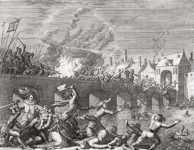 Belägringen av Maastricht av Jan (after) Luyken