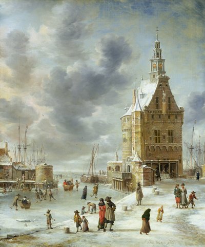 Byporten til Hoorn swed av Jan Abrahamsz. Beerstraten