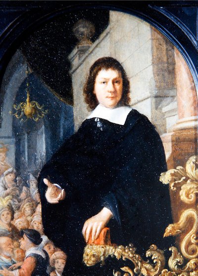 Ett porträtt av en gentleman av Jan Adriansz van Staveren