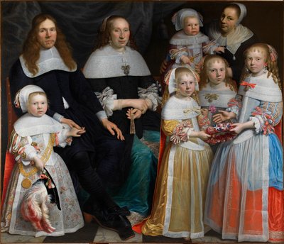 Meyndert Sonck med hustru och barn, 1662. av Jan Albertsz. Rotius