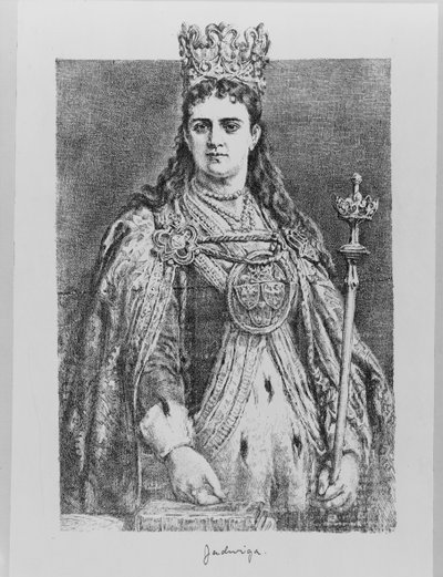 Drottning Jadwiga av Polen, 1800-talet av Jan Alojzy Matejko