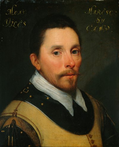 Porträtt av Joost de Zoete, ca 1609-1633 (olja på pannå) av Jan Anthonisz. van Ravesteyn