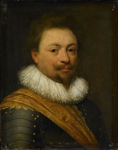Porträtt av William, ca 1620-1630 (olja på pannå) av Jan Anthonisz. van Ravesteyn