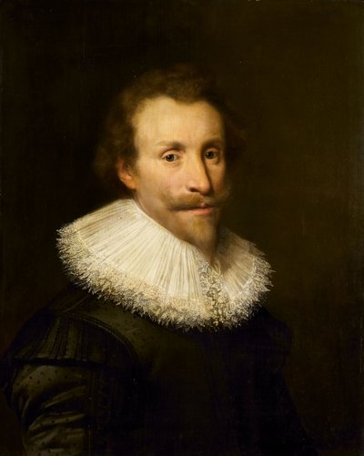 Porträtt av en man, ca 1630 -1635 (olja på pannå) av Jan Anthonisz. van Ravesteyn