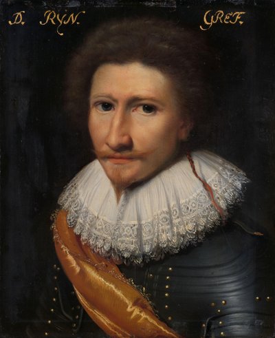 Porträtt av Johann Conrad von Salm, Waldgrave och Rhinegrave van Dhaun av Jan Antonisz van Ravesteyn (workshop of)