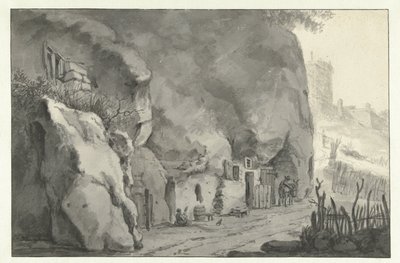 Klipphus på Loire av Jan Asselijn (attributed to)