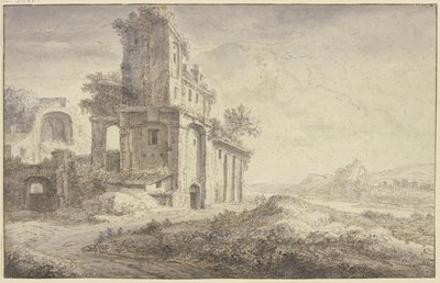 Romerska ruiner av Jan Asselijn