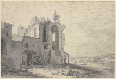 Romerska ruiner av Jan Asselijn