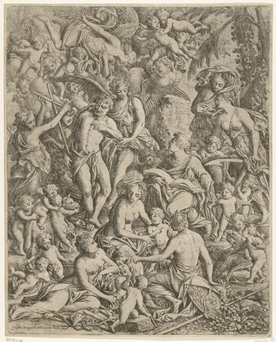 Johannes evangelisten och Johannes Döparen av Jan Baptist Herregouts