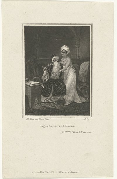 Zadig och Almona av Jan Baptist Tetar van Elven